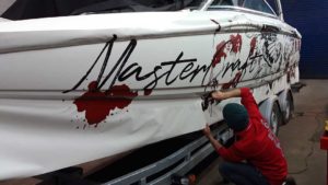 Oklejenie i detailing motorówki Mastercraft X2