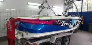 Oklejenie motorówki Mastercraft