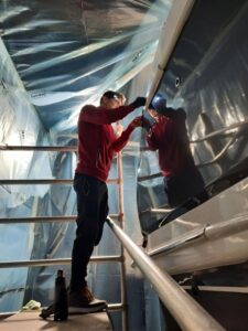 Oklejanie łodzi Princess V65