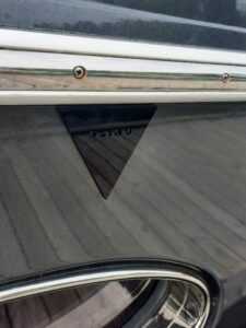 Oklejona łódź Princess V65